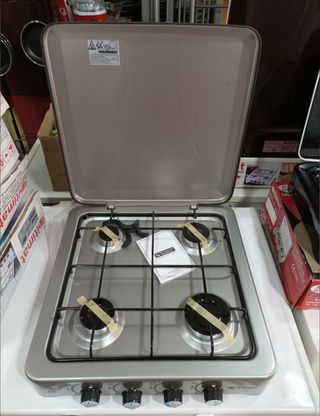 Hornillo Cocina Encimera portátil de gas 4 fuegos