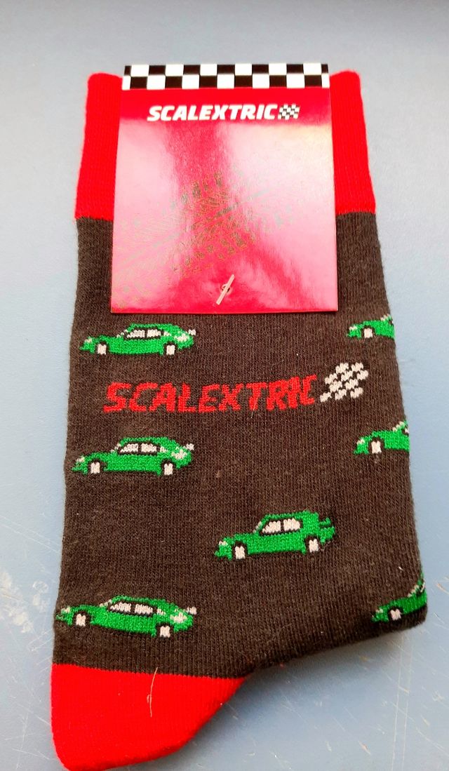 Calcetines y llavero Scalextric