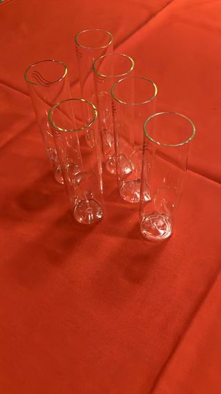 Set 6 bicchieri Sandro Bottega goldline