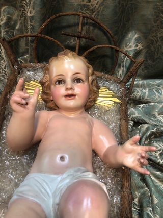 Niño Jesús antiguo 48cm