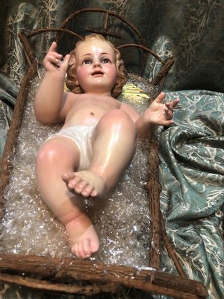 Niño Jesús antiguo 48cm