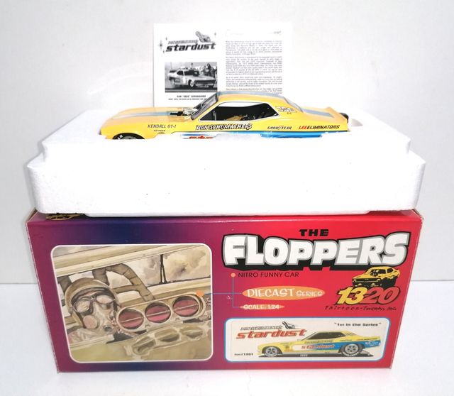 PLYMOUTH DRAGSTER STARDUST FUNNY CAR FLOPPERS 1:24