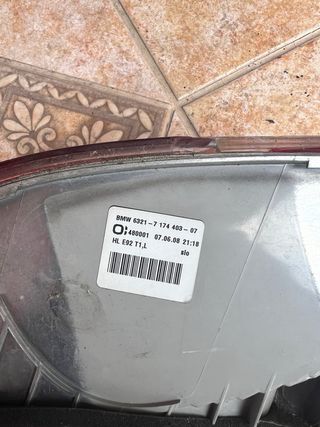 Foco BMW Serie 320 e92