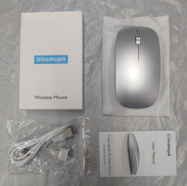 🟢 Ratón Inalámbrico Bluetooth Silencioso Wireless