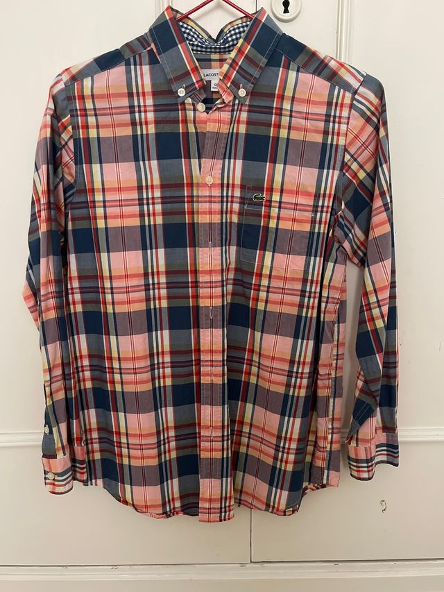 Camisa Lacoste niño multicolor talla 12años
