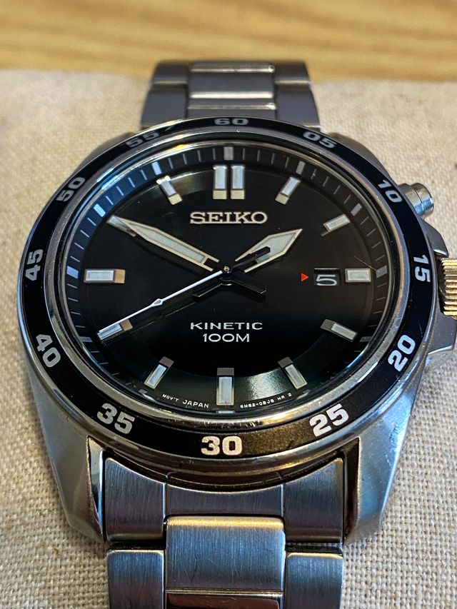 Seiko kinetic Sport SKA783P1 full set