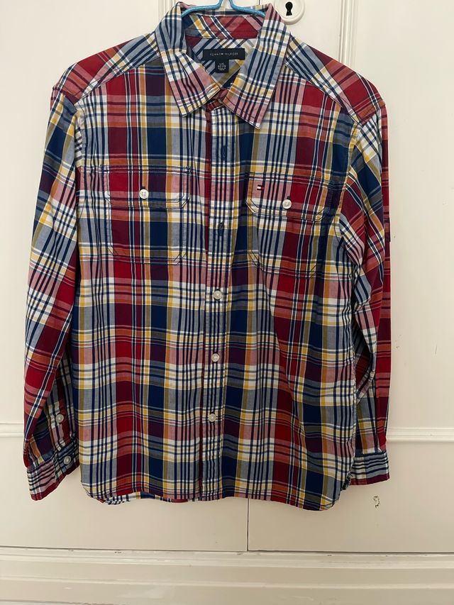 Camisa Tommy Hilfiger niño multicolor L/G (12/14)
