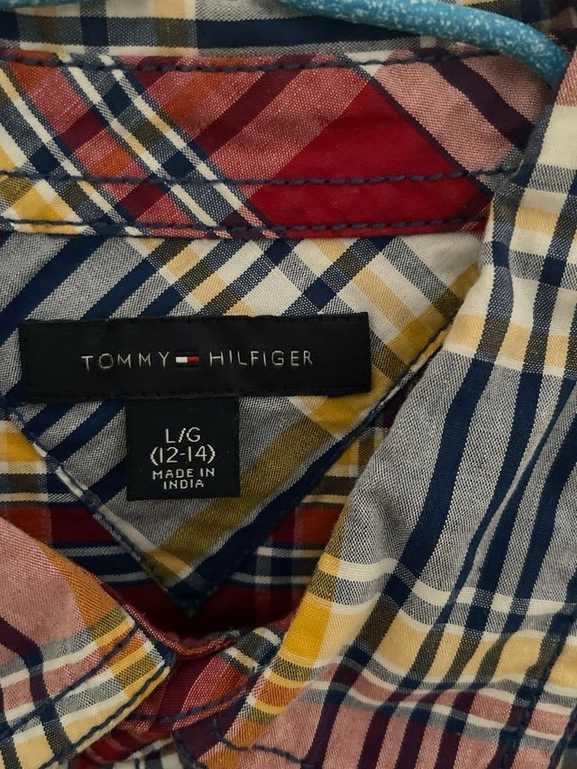 Camisa Tommy Hilfiger niño multicolor L/G (12/14)