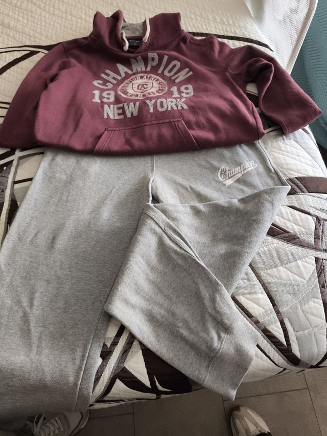 Chándal Champion M - Gris/Morado