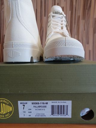 PALLADIUM botines Pallabrousse, talla 38 plantilla