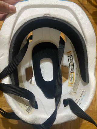 Casco bici niño B'Twin azul