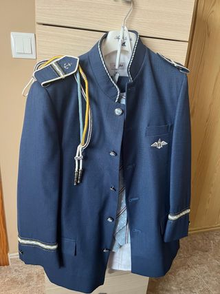 TRAJE COMUNION NIÑO AZUL TALLA 15 , para 9AÑOS
