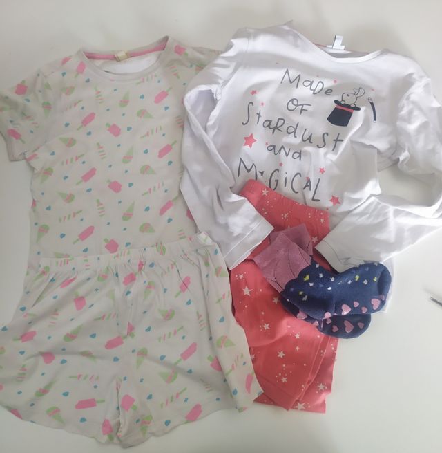 SET PIGIAMI BIMBA 7-8 ANNI