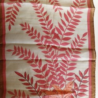 Foulard pura seta con firma 