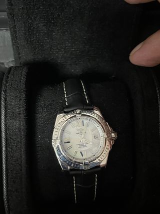 Reloj breitling acero y nacar