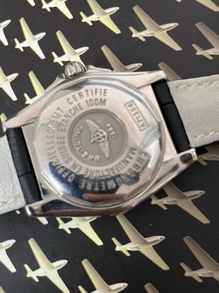 Reloj breitling acero y nacar