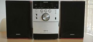 Minicadena HI FI Sony radio/cassette/CD player