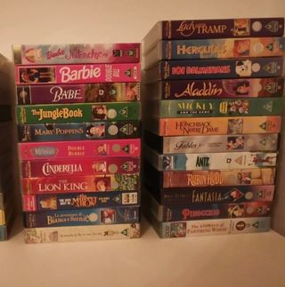 VHS dei Grandi Classici Disney e BBC