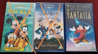 VHS dei Grandi Classici Disney e BBC