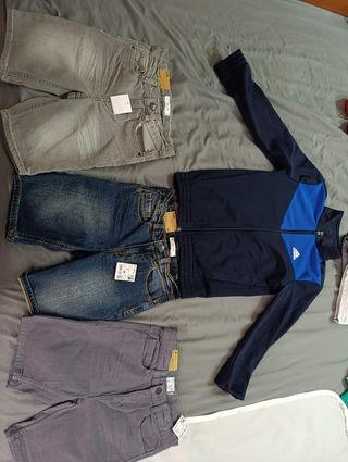 Adidas Chaqueta y Pantalones - Niño Talla 20