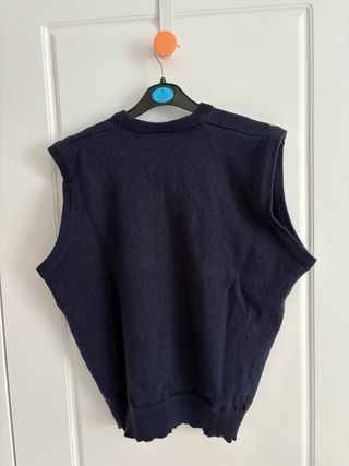Gilet Lacoste nero vintage Tg. M/L
