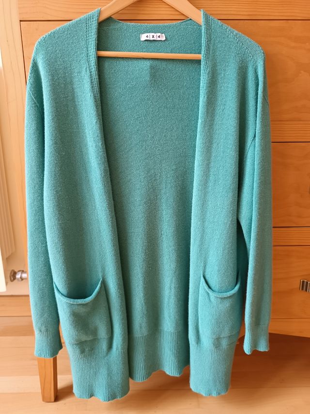 Chaqueta larga punto