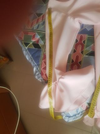 Traje Flamenca Rosa