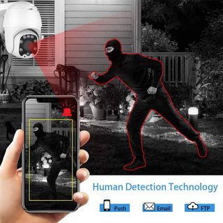 Cámara ip WiFi de vigilancia robotizada AOTTOM