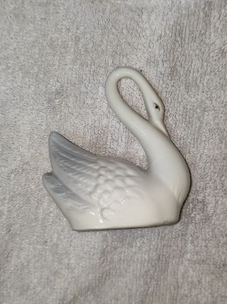 Cisne de Porcelana esmaltada Requena vintage