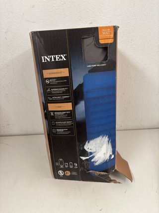 Intex Colchón Hinchable Doble Camping Mattress 137x191 cm