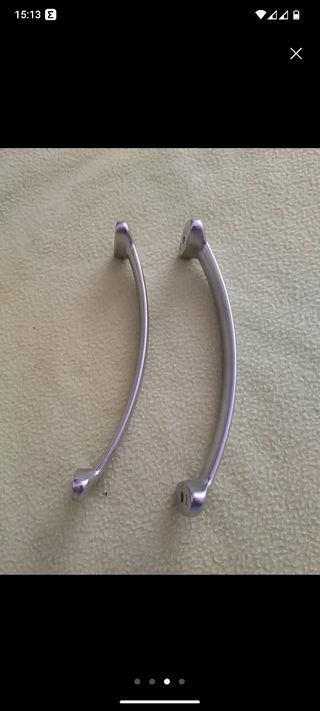 Agarraderos metálicos - 2 uds.