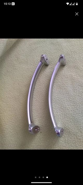 Agarraderos metálicos - 2 uds.