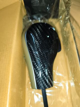 Palanca cambios automático pomo BMW carbono real