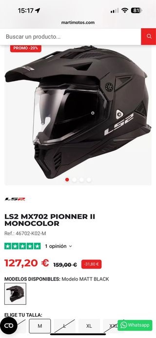 Casco LS2 Pioneer 2.