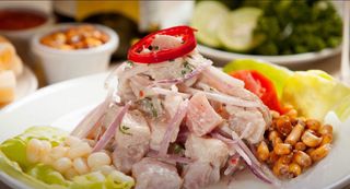 Comida peruana y gran variedad