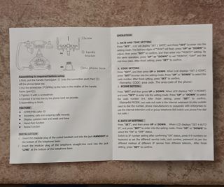 Teléfono antiguo - Negro y dorado