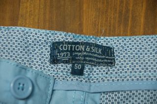 Bermuda Celeste, Cotton & Silk, in cotone