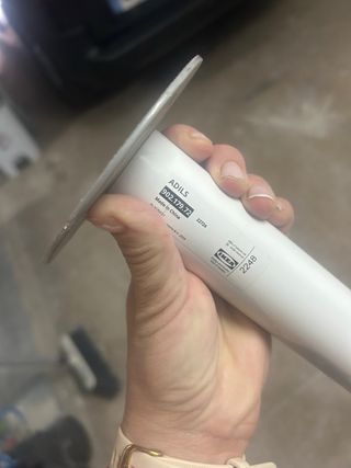 2 Patas Mesa - Blanco & Gris