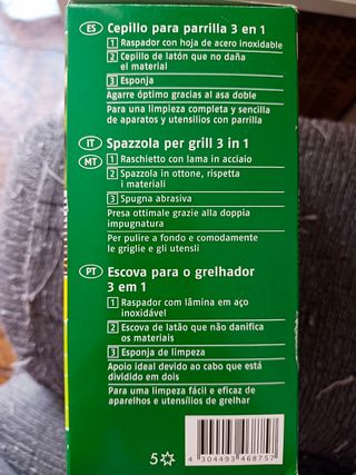 Cepillo para parrilla