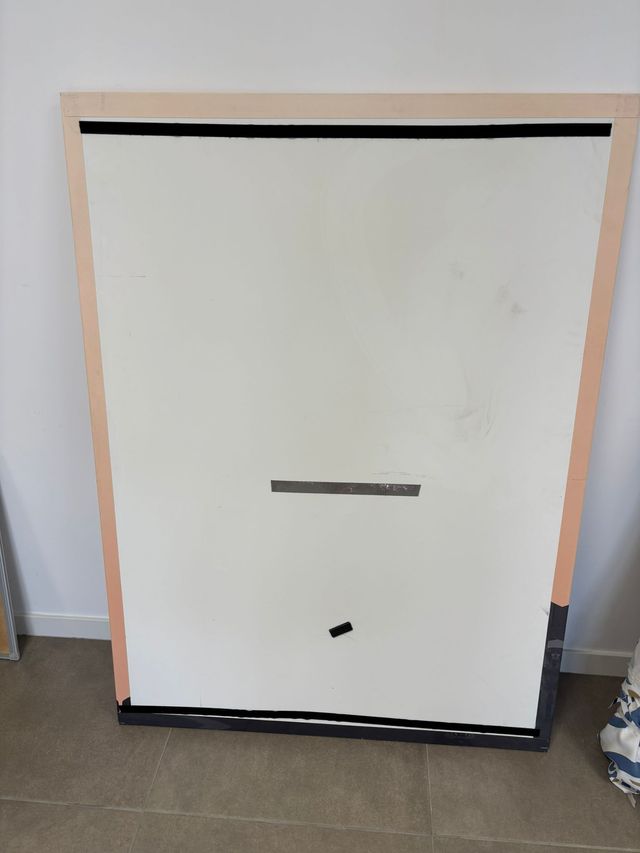 Cuadro pared grande silueta playa