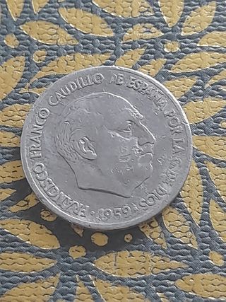Moneda 10 Céntimos Franco 1959