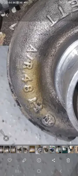 Turbo compresor GARRENT A/R 48 H O REF 89FE6K6R2BB