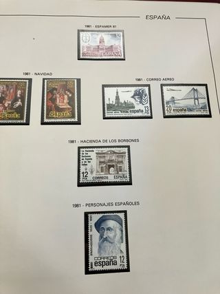 Álbum Filatélico España 1975-1982