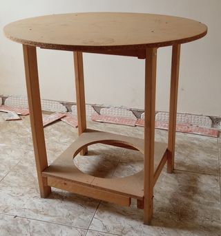 Mesa camilla 70 cm diámetro