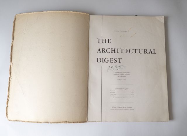 Revista AD / The Architectural Digest (1952)
