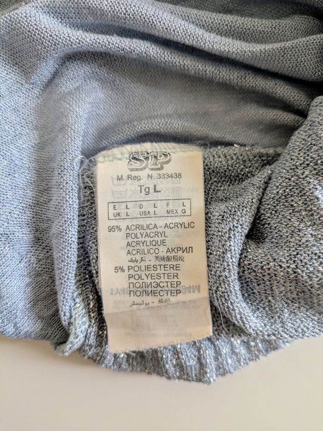 Maglia Oltre blu/argento tg L