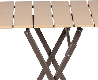 Set Tavolo Pieghevole con 2 Sedie Rivestimento in