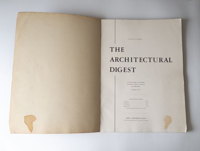 Revista AD / The Architectural Digest (1953)