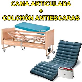 Cama articulada y Colchón antiescaras URGE !!!