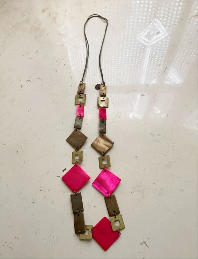 Collana bigiotteria colorata